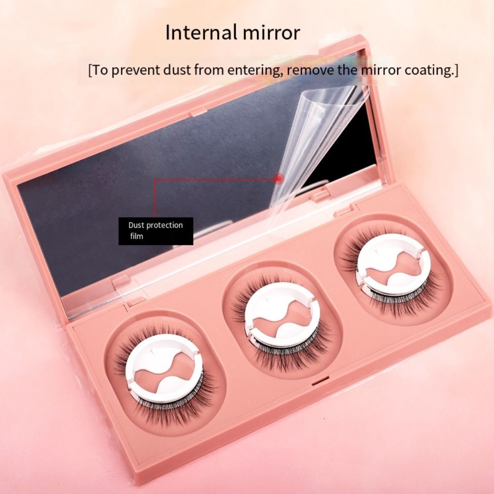 Eyelash Extension Supernatural - 3 Pairs Reusable Fake Eyelashes Self-adhesive
