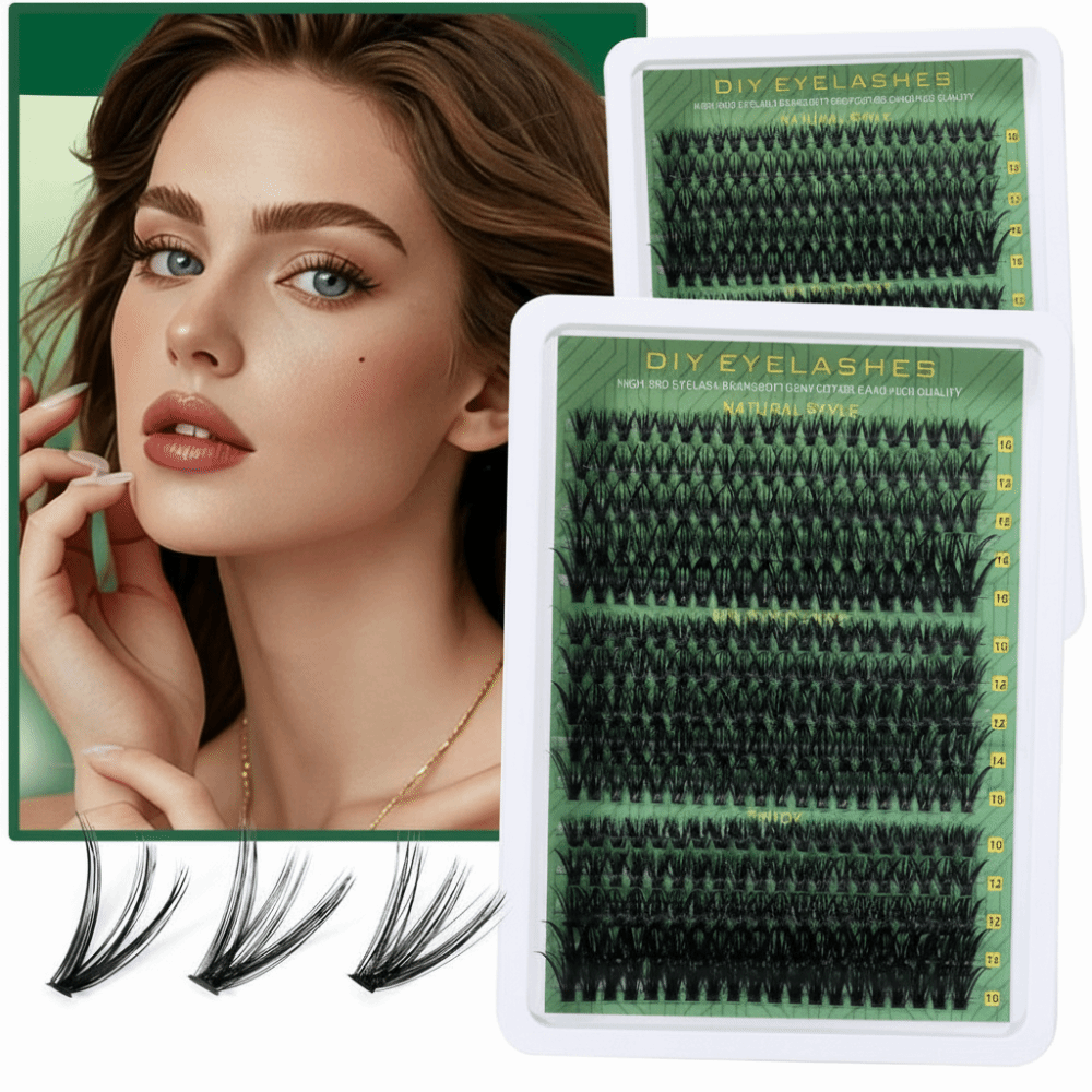 Natural Look False Eyelashes B - Eyelash Extension Kits 评论和价格