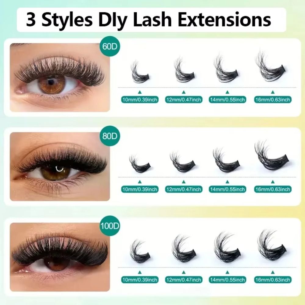 Natural Look False Eyelashes B - Eyelash Extension Kits 评论和价格