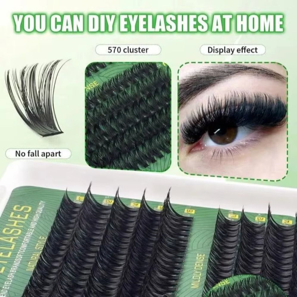 Natural Look False Eyelashes B - Eyelash Extension Kits 评论和价格
