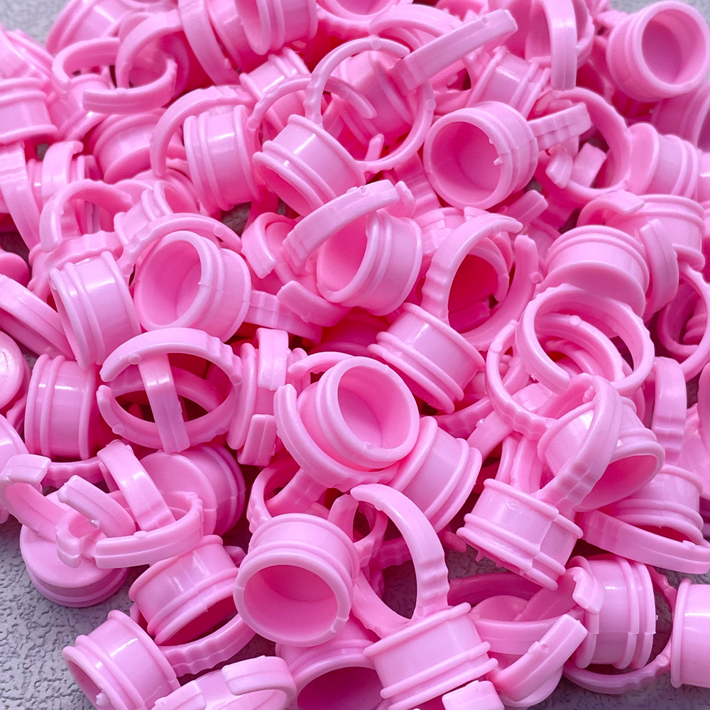 100Pcs Glue Rings For Lashes G - Eyelash Extension Examples 评论和价格