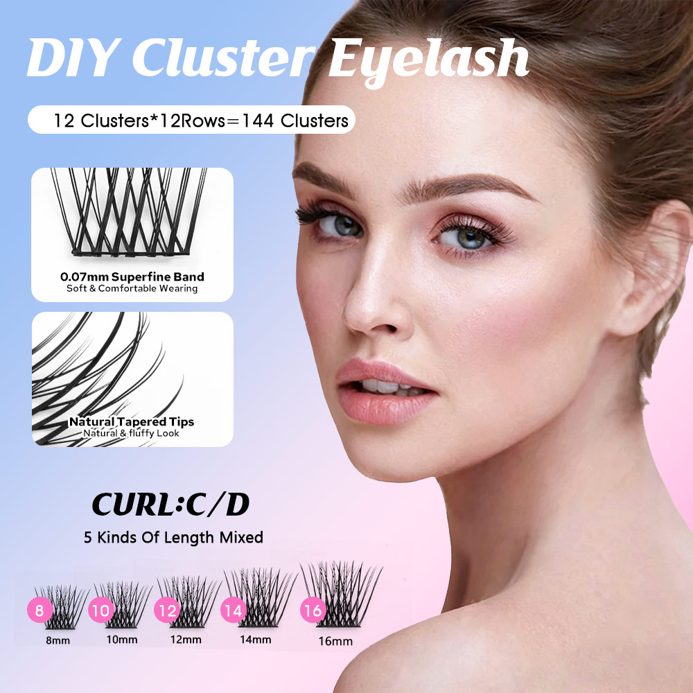 YUANZHIJIE New DIY Clusters Fa - Eyelash Extension Supernatural 评论和价格