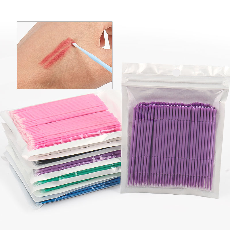 100PCS/Bag Bamboo Eyelash Exte - Eyelash Extension Examples 评论和价格