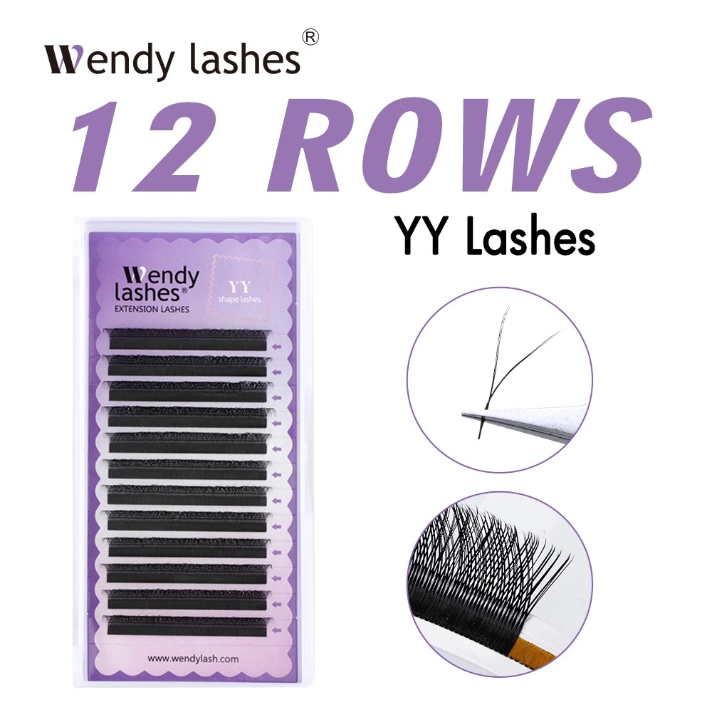 WENDY 2D YY Shape C/D Curl Eya - Eyelash Extension Fan 评论和价格