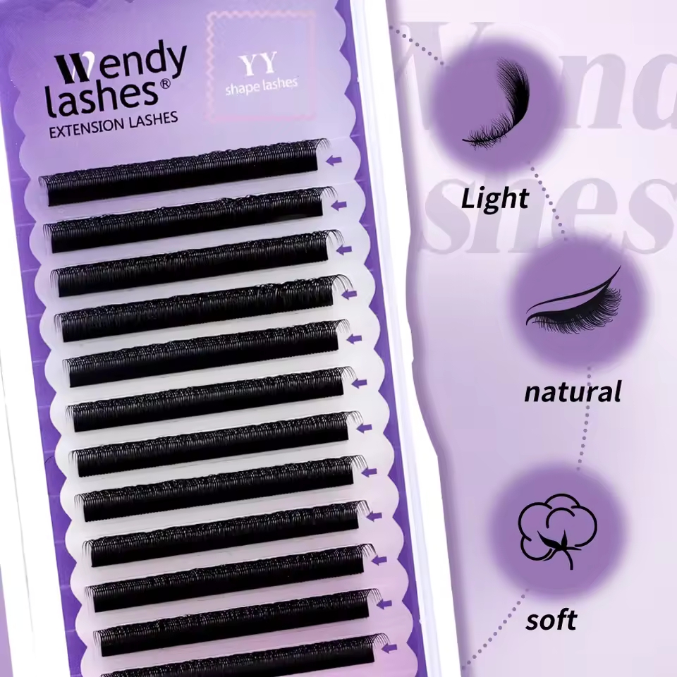 WENDY 2D YY Shape C/D Curl Eya - Eyelash Extension Fan 评论和价格
