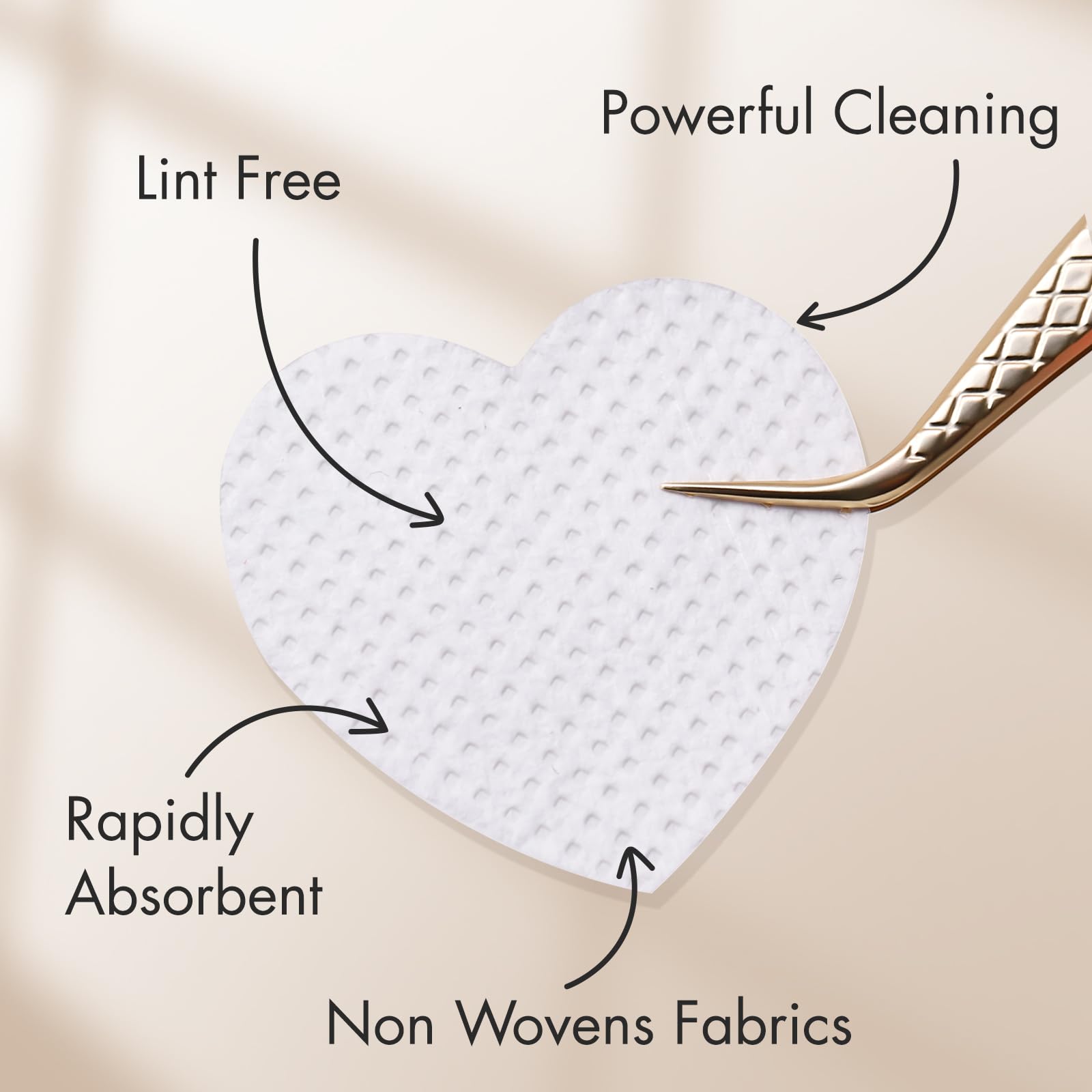 200Pcs Lint-Free Nail Wipes Ey - Eyelash Extension Home Service 评论和价格
