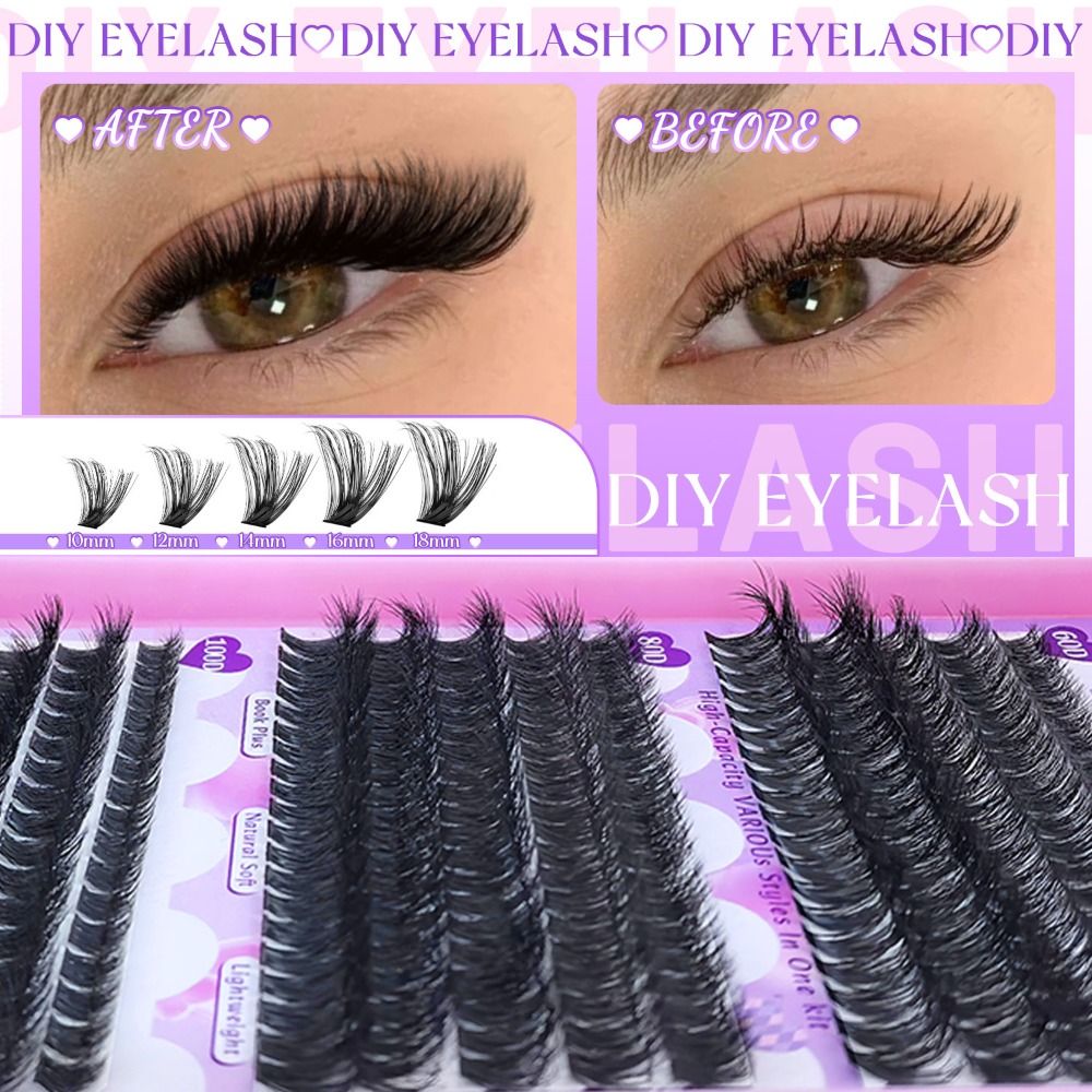 9-18mm Length False Eyelashes  - Eyelash Extension Kits 评论和价格