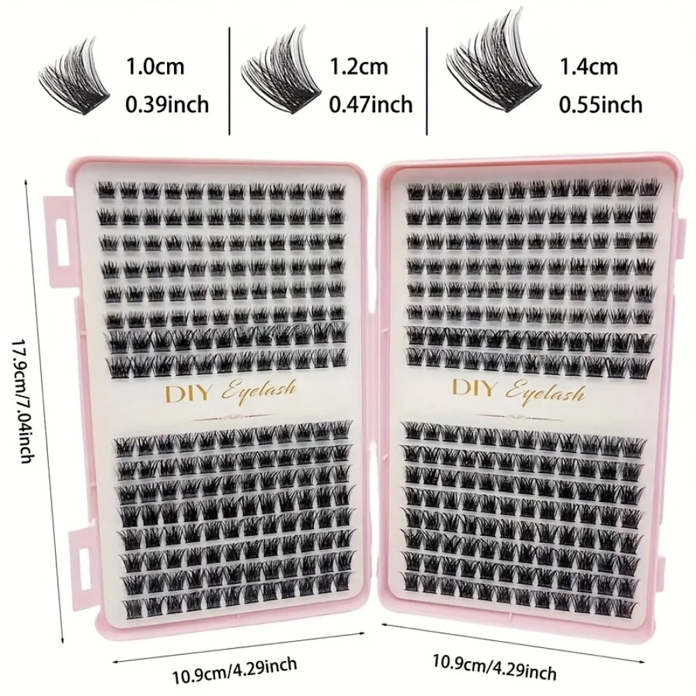 384pcs Individual Lashes Eyela - Eyelash Extension Home Service 评论和价格