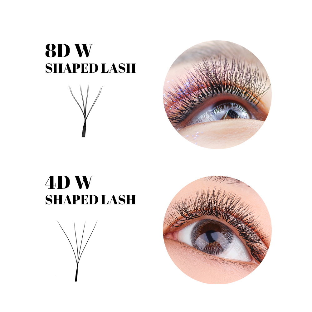 FADVAN W Shape Double Layer Ey - Eyelash Extension Fan 评论和价格
