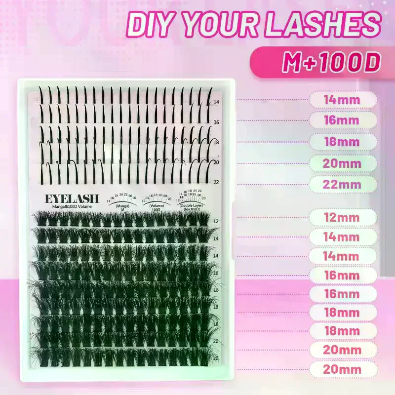 Lash Clusters Kit Lash Spikes  - Eyelash Extension Kits 评论和价格