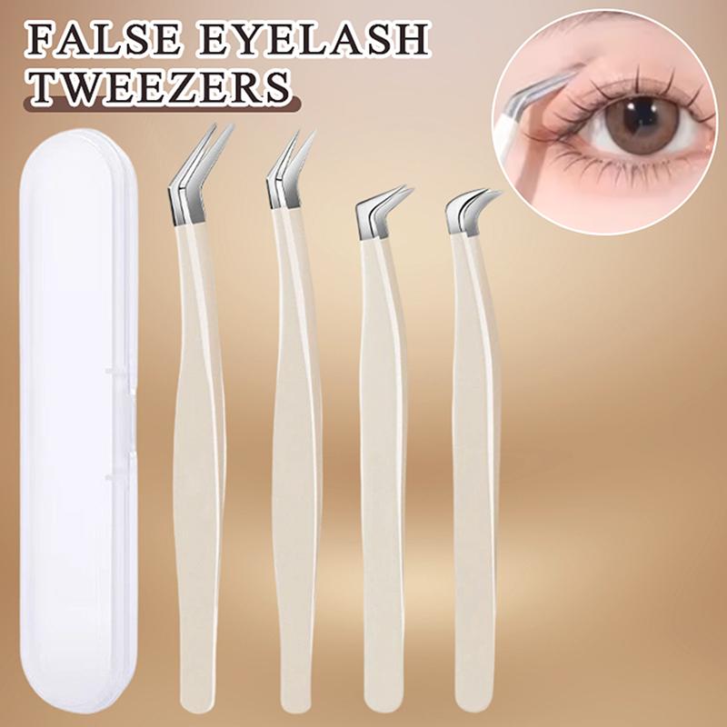 False Eyelash Tweezers With St - Eyelash Extension Home Service 评论和价格