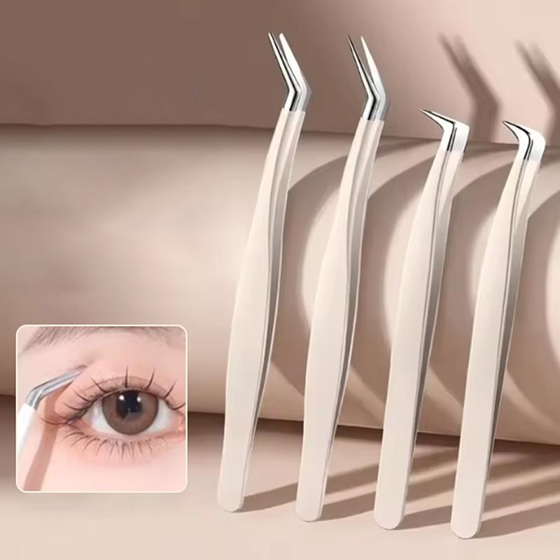 False Eyelash Tweezers With St - Eyelash Extension Home Service 评论和价格