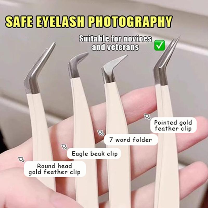 False Eyelash Tweezers With St - Eyelash Extension Home Service 评论和价格