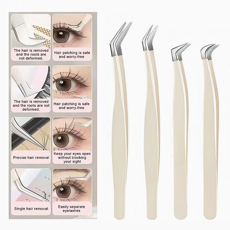 False Eyelash Tweezers With St - Eyelash Extension Home Service 评论和价格