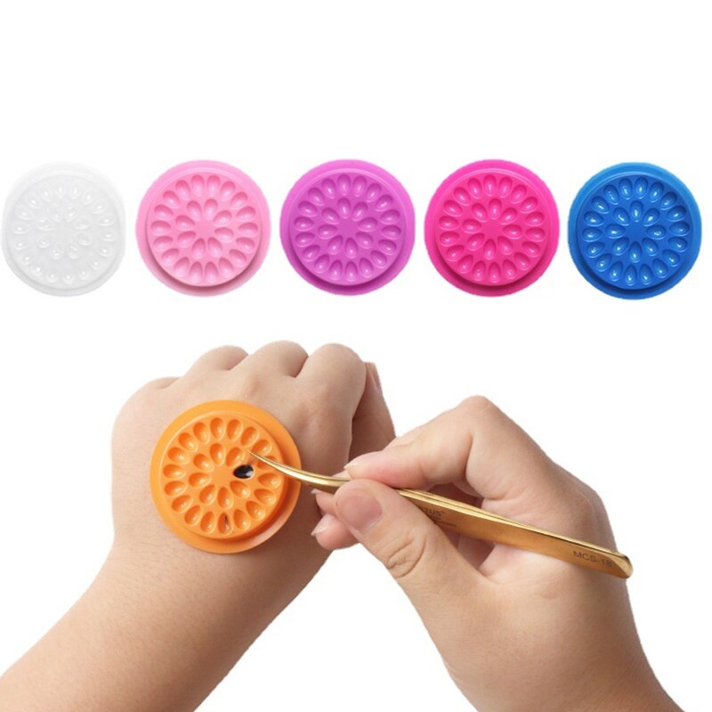 100pcs Eyelash Glue Holder Eye - Eyelash Extension Examples 评论和价格
