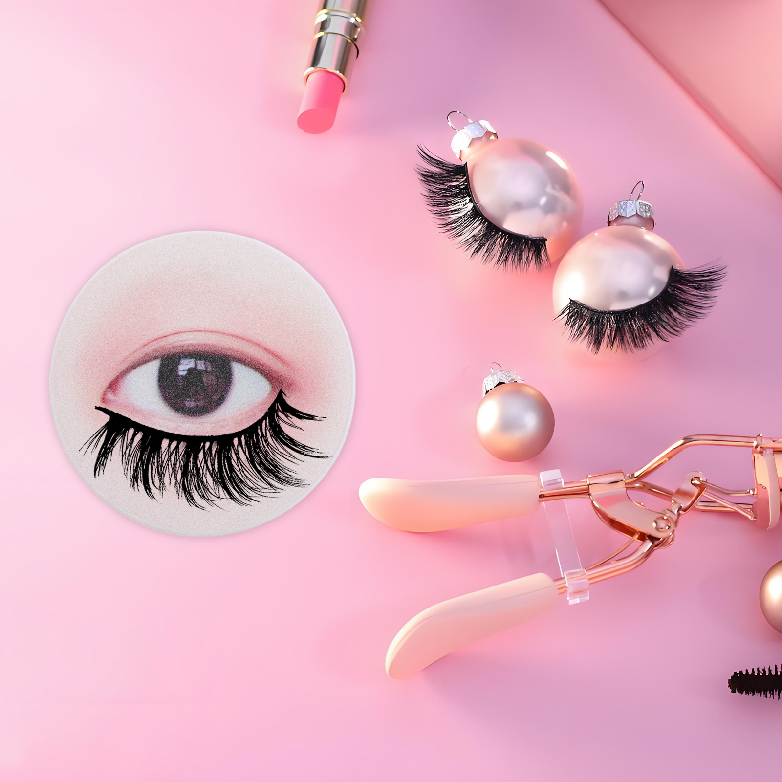 3Pcs Lash Extension Practice B - Eyelash Extension Kits 评论和价格
