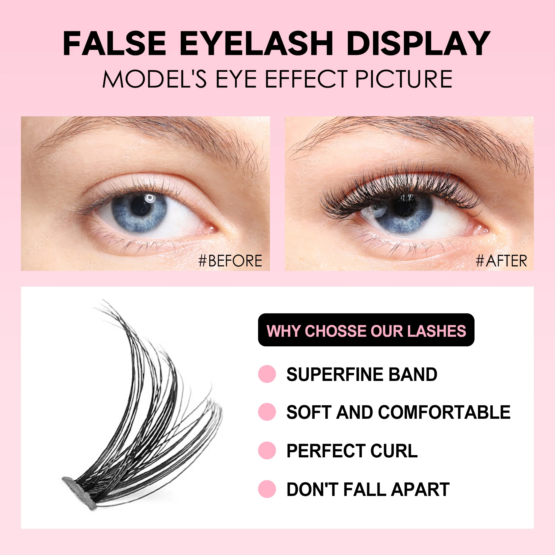 DIY Lashes Extension Kit Eyela - Eyelash Extension London 评论和价格